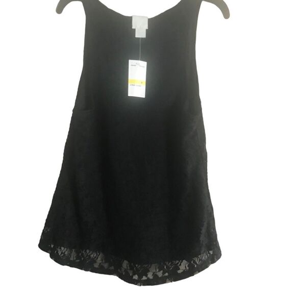 NWT self-esteem size medium black lace tank - Picture 7 of 8